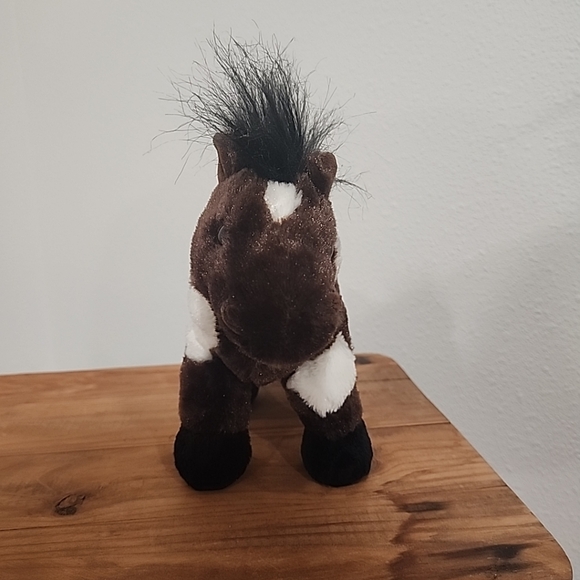 Webkinz 9 inch brown and white pinto horse without code - Picture 2 of 6